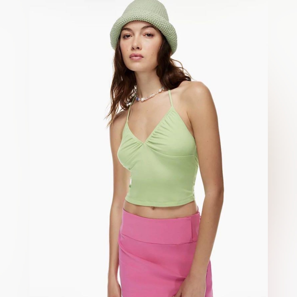 LAVENDER Sunday best aritzia lavender polly halter top